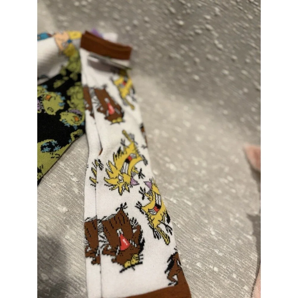 Nickelodeon Crew Socks 3 Pair One Size Fits Most